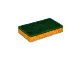 Eponge vegetale abrasif vert GM 14x8x2 5cm par 10pcs