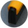 SQUEEGEE FOOD SAFE 45CM YELLOW/BLACK FR