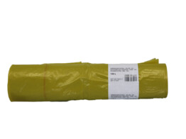 20 LDPE vuilzak op rol 130l geel AR