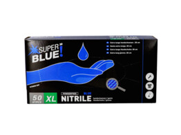 handsch. nitril SUPER BLUE 30 poedervrij/50 XL