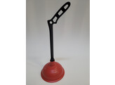 SINK PLUNGER TPE O 14 5 cm - RED - Ergonomic handle in PP - mounted
