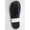 slippers 1 paire noir velour