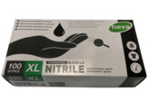 gants nitril noir non poudres/100 XL 4.5g
