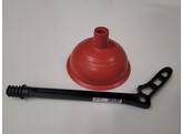 SINK PLUNGER O 14 5 cm - RED - Handle in PP - not mounted