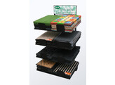 Matten stand - metaal - 4 schappen