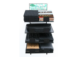 Matten stand - metaal - 4 schappen