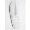 slippers 1 pair white poly terry