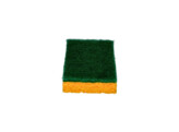 Eponge vegetale abrasif vert gm - 14x8x2 5cm - par 10pcs
