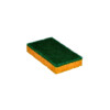 Eponge vegetale abrasif vert gm - 14x8x2 5cm - par 10pcs