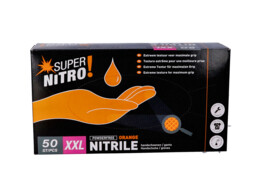 gants nitril SUPER NITRO non poudres/50 XXL
