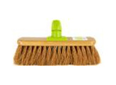 Kokos bezem - 30cm - gelakt hout - LINEA WOOD