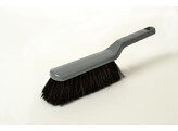 Balayette grise PP avec manche - 29cm crin mix