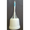 Round toilet brush   white plastic holder