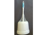 Round toilet brush   white plastic holder