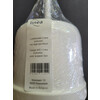 Round toilet brush   white plastic holder