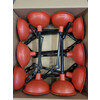 Ontstopper - TPE - O 14 5 cm - rood - ergonomische steel PP - gemonteerd