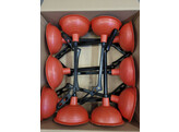 Ontstopper - TPE - O 14 5 cm - rood - ergonomische steel PP - gemonteerd