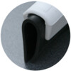 INDUSTRA FOOD - 45cm - wit/nitril - universele draad