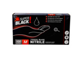 Glove - nitril - SUPER BLACK  - powder-free - 100 M - C689