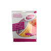 Serpilliere microfibres eco - fuchsia et gris - 70x50cm/240gr