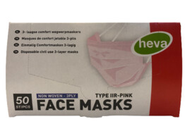 masque rose Type IIR /50      45 disp/carton     