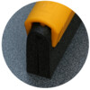 INDUSTRA FOOD safe - jaune/noir - 45 cm - filet francais