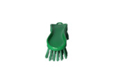 Handbrush - violin soft - green