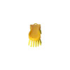 Brosse a main - violon souple - jaune