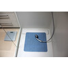 Douchemat - 53x53cm - blauw