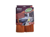 2 lavettes microfibres cuisine - 35x35cm