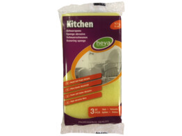 Schuurspons x3 - 9 5x6x2 2cm