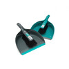Plastic dust pan - with brush