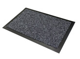 Tapis anti-poussieres - HEVA LUXE - 90x150 - gris