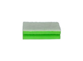 Non-scratch green prof. sponge  PE    white fibre soft - 14x7x4 4cm - 10pcs