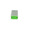 Non-scratch green prof. sponge  PE    white fibre soft - 14x7x4 4cm - 10pcs