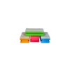 Non-scratch green prof. sponge  PE    white fibre soft - 14x7x4 4cm - 10pcs