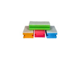 Non-scratch green prof. sponge  PE    white fibre soft - 14x7x4 4cm - 10pcs