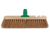 Coconut broom - 40cm - lacquered - LINEA WOOD