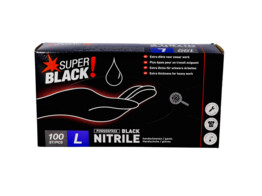 handsch. nitril SUPER BLACK poedervrij/100 L