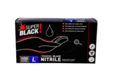 gants nitril SUPER BLACK non poudres/100 L