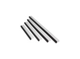 6-PACK - vervangmousse HEVA FLEX triple lame - 55 cm - wit - grijze pijl