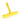 Squeegee -  monoblade   pole - yellow - 30cm