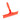 Squeegee -  monoblade   pole - red - 30cm