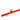 Squeegee - monoblade - 60cm - red