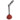 Ontstopper - TPE - O 14 5 cm - rood - ergonomische steel PP - gemonteerd