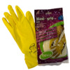 Huishoudhandschoen - M - 1 paar 35g dipped blue