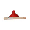 Deboucheur o 11 cm - rouge - manche bois fsc- monte