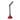 Ontstopper - TPE - O 11 cm - rood - ergonomische steel PP - gemonteerd