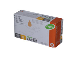 Handschoen - latex - gepoederd - 100 S