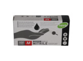 Handschoen - nitril - zwart - 4.5gr - poedervrij/100 - M - C662